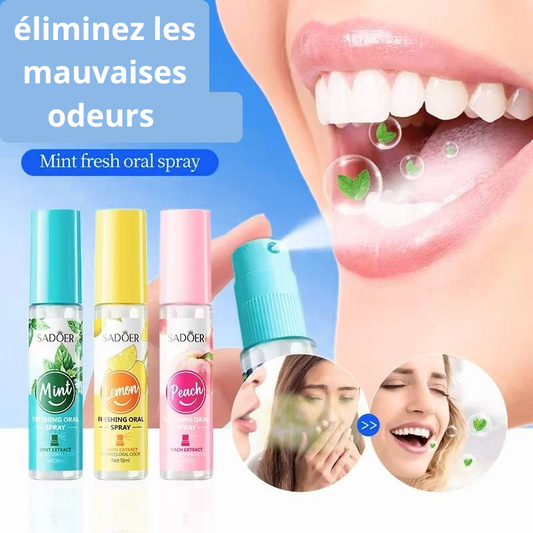 Spray Buccal FreshMint™ – Votre Bouclier Fraîcheur Instantané (18ml)