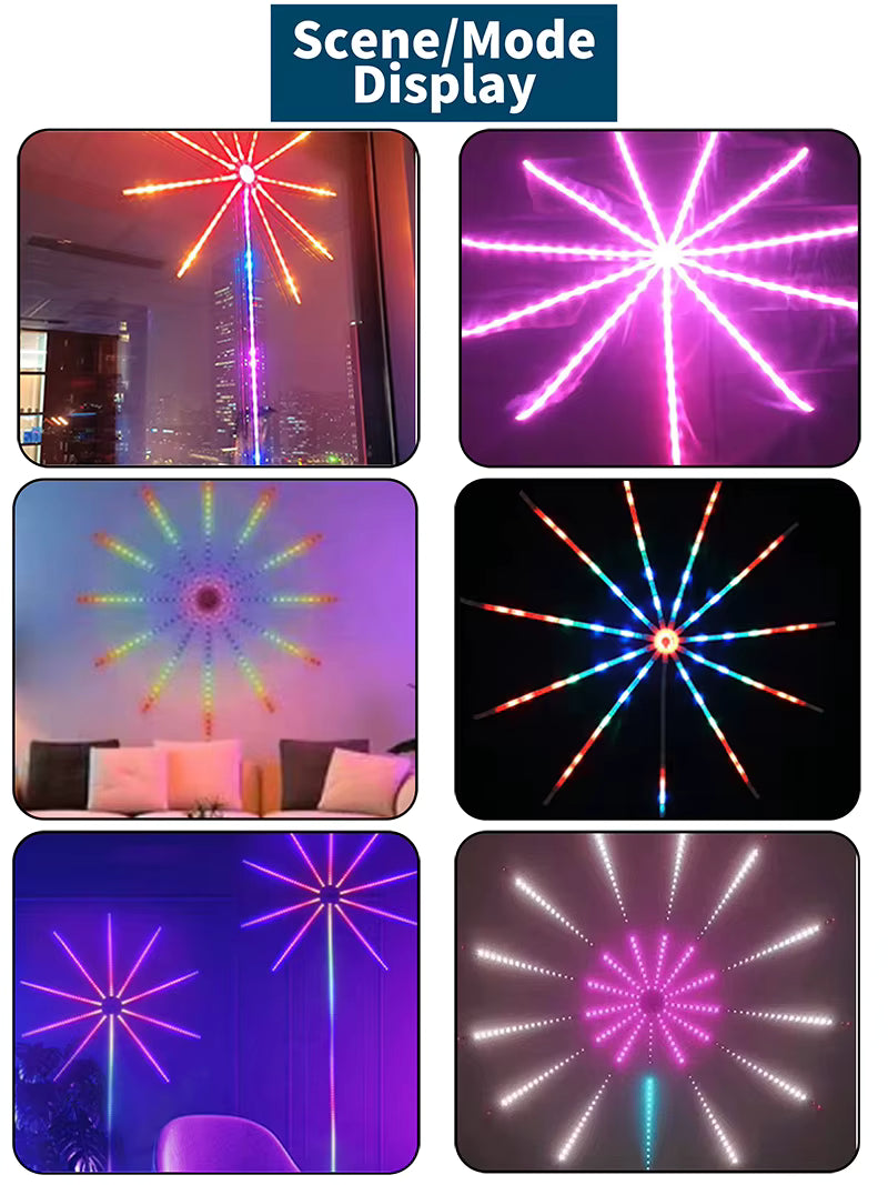 Firework LED 3D